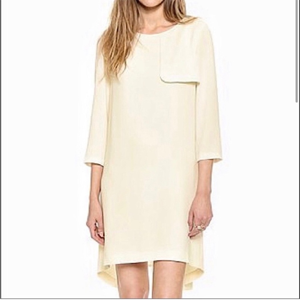 Club Monaco Darci Dress in Butter Cream